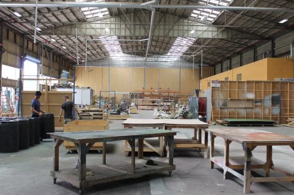 Docklands Studios Melbourne large workshop 